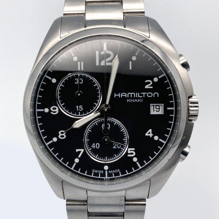 Hamilton - Khaki Aviation - Zonder minimumprijs - H765120 -, Handtassen en Accessoires, Horloges | Heren