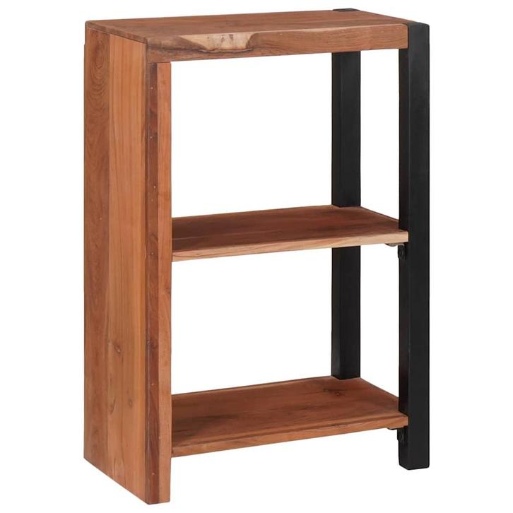 vidaXL Boekenplank Bruin 50 x 30 x 75 cm Massief Acacia Hout, Huis en Inrichting, Kasten | Boekenkasten, Nieuw, Verzenden