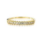 Zonder Minimumprijs - Ring - 14 karaat Geel goud Diamant, Handtassen en Accessoires, Ringen, Nieuw