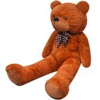 vidaXL Teddybeer XXL 160 cm zacht pluche bruin, Enfants & Bébés, Jouets | Peluches, Verzenden