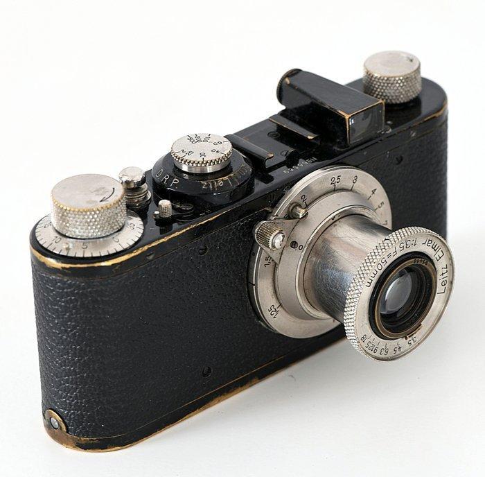 Leica I A convertis en I C & Elmar NICKEL 50mm f3,5 Analoge, Verzamelen, Foto-apparatuur en Filmapparatuur