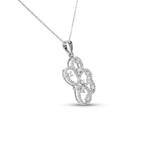 Collier - 18 carats Or blanc - 0.84ct. tw. Diamant