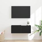 vidaXL TV Wandkast Wandgemonteerd Zwart 60 x 31 x 29.5 cm, Huis en Inrichting, Kasten |Televisiemeubels, Verzenden, Nieuw