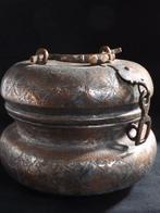 Bukhara-dekselpot - Koper - Oezbekistan - 19e eeuw, Antiek en Kunst