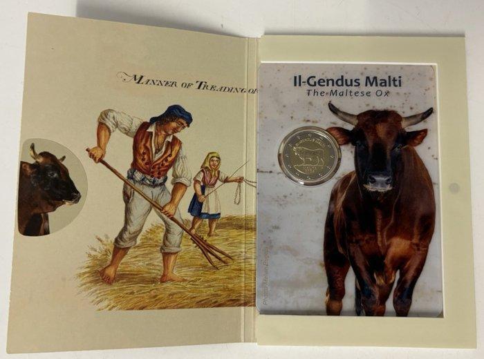 Malta. 2 Euro 2025 The Maltese Ox + Mdina (2 monete), Postzegels en Munten, Munten | Europa | Euromunten