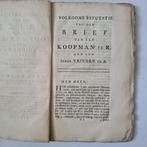 [Elie Luzac] - Refutatie van den brief van een koopman..., Antiek en Kunst
