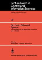 Stochastic Differential Systems : Proceedings o., Christopeit, Norbert, Verzenden
