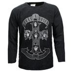 Guns N’ Roses Cross Dip Dye Longsleeve T-Shirt - Officiële, Kleding | Heren, Nieuw