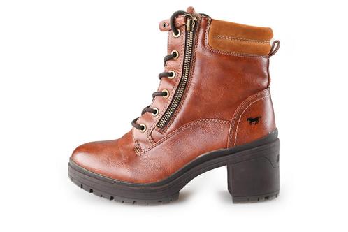 Mustang Veterboots in maat 38 Bruin | 10% extra korting, Kleding | Dames, Schoenen, Bruin, Zo goed als nieuw, Overige typen, Verzenden