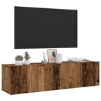 vidaXL Tv-wandmeubel 120x30x30 cm bewerkt hout oud, Huis en Inrichting, Verzenden, Nieuw