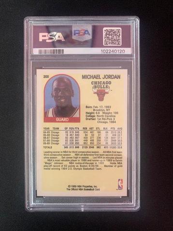 1989 Hoops Michael Jordan #200 - PSA 10 Gem mint Graded card beschikbaar voor biedingen
