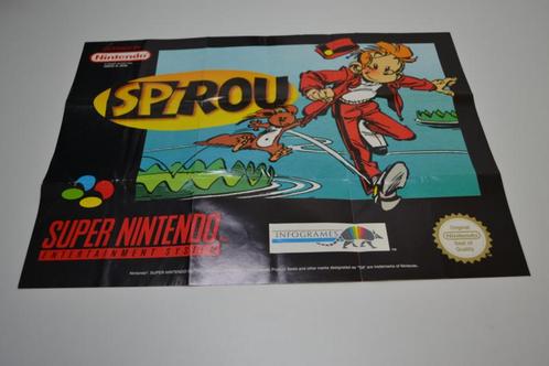 Super Nintendo Product Poster (Spirou), Verzamelen, Posters