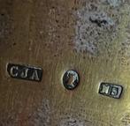 Drinkhoorn (2) - Nieuw zilver uit Zweden, Antiek en Kunst