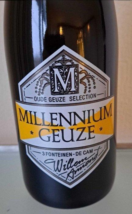 3 Fonteinen & De Cam - Millennium Geuze - 75cl, Verzamelen, Wijnen