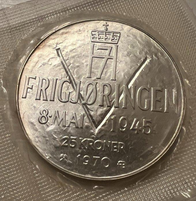 Noorwegen. Olav V. 25 Kroner 1970 / 25th Anniversary of, Postzegels en Munten, Postzegels | Europa | Rusland