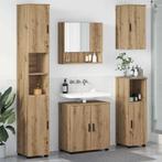 vidaXL Badkamermeubel Set 5 pcs Artisan Eiken Bewerkt hout &, Verzenden, Nieuw