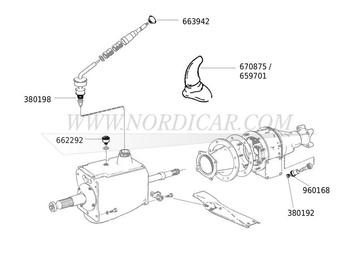 Versnellingspook gebruikt Volvo 662716-U PV, Amazon beschikbaar voor biedingen
