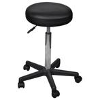 vidaXL Tabouret de bureau Noir, Verzenden, Neuf