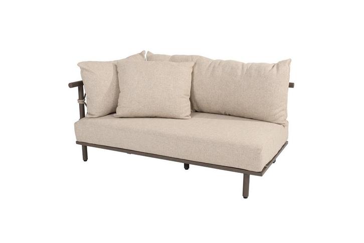 4 Seasons Outdoor Ezra 2-zitsbank terre met armleuning, Tuin en Terras, Tuinsets en Loungesets