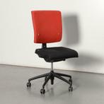 Interstuhl bureaustoel, rood / zwart, geen armleggers, Ophalen of Verzenden