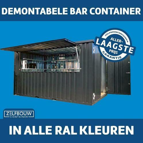 Container bar/mobiele catering kopen (alle RAL kleuren!), Bricolage & Construction, Abris de chantier & Baraques de chantier, Enlèvement