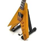 Miniatuur Jackson gitaar met gratis standaard, Pop, Beeldje of Miniatuur, Verzenden