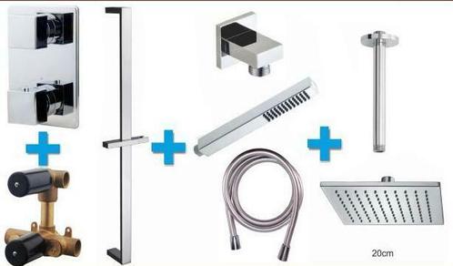 Sanifun Inbouw thermostaat set Jarmann 200, Doe-het-zelf en Bouw, Sanitair, Kraan