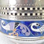 WMF - Paul Haustein - Vase - Paons - Émail