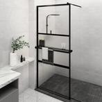 vidaXL Inloopdouchewand met schap 90x195 cm ESG-glas, Verzenden, Nieuw