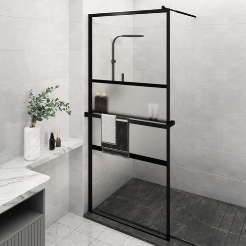 vidaXL Inloopdouchewand met schap 90x195 cm ESG-glas, Doe-het-zelf en Bouw, Sanitair, Nieuw, Verzenden