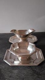 Plat (2) - Plaqué(e) argent - Saucières Art Déco