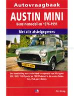 1976 - 1991 AUSTIN MINI BENZINE VRAAGBAAK NEDERLANDS