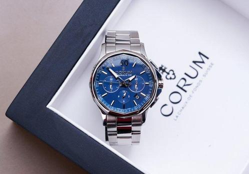 Corum - Admiral´s Cup Legend Chronograph FULL SET - 01.0096, Handtassen en Accessoires, Horloges | Heren