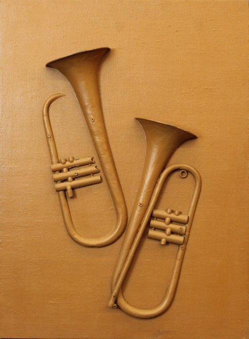 Arman (1928-2005) - Senza Titolo, Antiek en Kunst, Kunst | Schilderijen | Modern