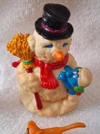 Vintage Smurfen met sneeuwpop 29 stuks Pyo Figurine produit, Antiek en Kunst