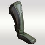 MUAY® MUAY Kickboks Scheenbeschermers Zwart Army Green, Sport en Fitness, Vechtsporten en Zelfverdediging, Verzenden, Nieuw, Overige