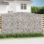 vidaXL Schanskorf gewelfd 400x30x220/240 cm gegalvaniseerd, Tuin en Terras, Verzenden, Nieuw