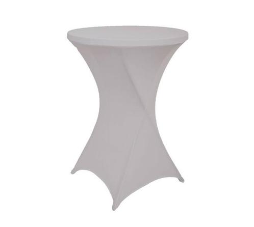 BRASQ Statafelrok Grijs - 80-74 x110 cm - Statafelhoes, Maison & Meubles, Tables | Tables mange-debout, Envoi