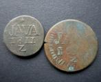 Nederlands-Indië, Indonesia, Java. Duit + Halve Stuiver 1811, Postzegels en Munten