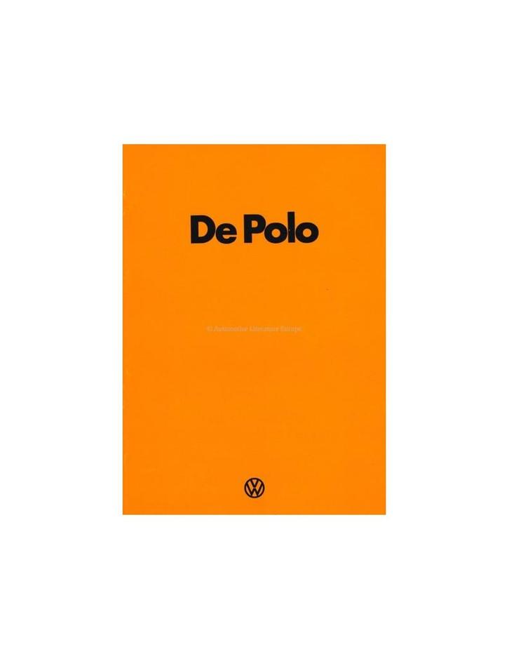 1975 VOLKSWAGEN POLO BROCHURE NEDERLANDS, Livres, Catalogues & Dépliants, Enlèvement ou Envoi