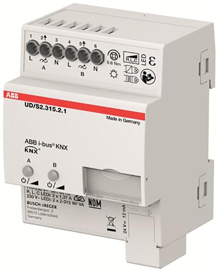 ABB KNX Universeel LED Dimmer 2 Kanaal 315W -, Doe-het-zelf en Bouw, Elektriciteit en Kabels, Verzenden