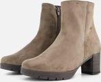 Gabor Enkellaarsjes taupe Suede - Dames - Maat 38 (Mode), Verzenden, Nieuw