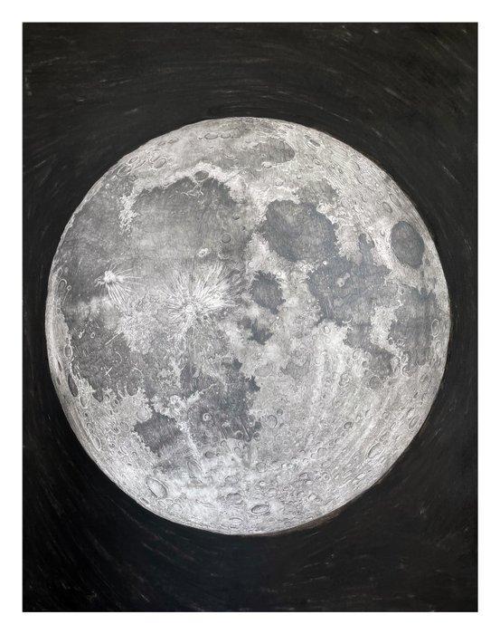 Nelson Magro - “A turn of events: full moon - XL, Antiek en Kunst, Kunst | Designobjecten