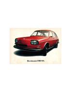 1968 VOLKSWAGEN 411 BROCHURE NEDERLANDS, Ophalen of Verzenden