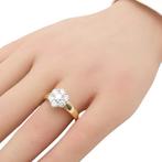 Ring - 18 karaat Geel goud - 1.15ct. tw. Diamant, Handtassen en Accessoires, Ringen, Nieuw