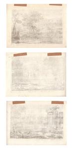 Gabriel Perelle (1604-1677), 1660 - Tre acqueforti della, Antiek en Kunst