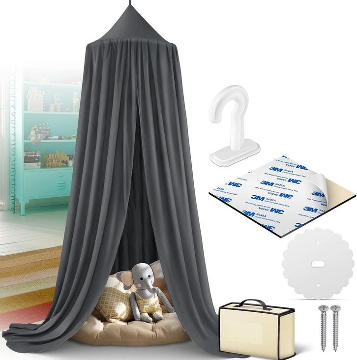 Kidiz® Klamboe kinderkamer - Bedhemel babybed  - 270cm - Ant, Huis en Inrichting, Overige Huis en Inrichting, Verzenden