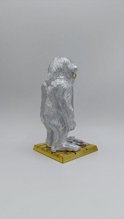 AMA (1985) - Bitcoin to the moon Chimp - Banksy & Bitcoin, Antiek en Kunst, Kunst | Designobjecten