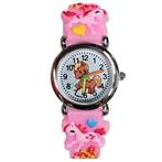 Fako® - Kinderhorloge - 3D - Eenhoorn Bubbles - Roze