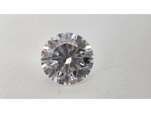 Veiling - Diamant briljant 2.50 crt ( IGI gecertificeerd ), Handtassen en Accessoires, Edelstenen